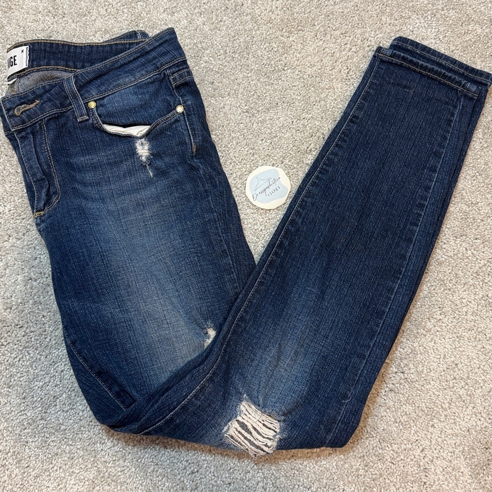 PAIGE Verdugo Ulta Skinny Distressed Jeans